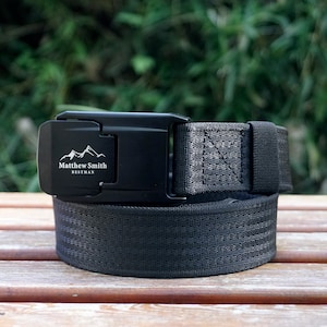 Personalized TACTICAL BELT for men with engraved