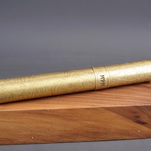 Estuche para puros de latón vintage personalizado: grabado personalizado disponible