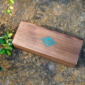 Personalized Wooden hard glasses case with engraved for gift, classic wood box eyeglasses case, retro wooden box glasses, eyeglass holder