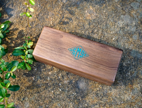 Personalized Wooden hard glasses case with engraved for gift, classic wood box eyeglasses case, retro wooden box glasses, eyeglass holder