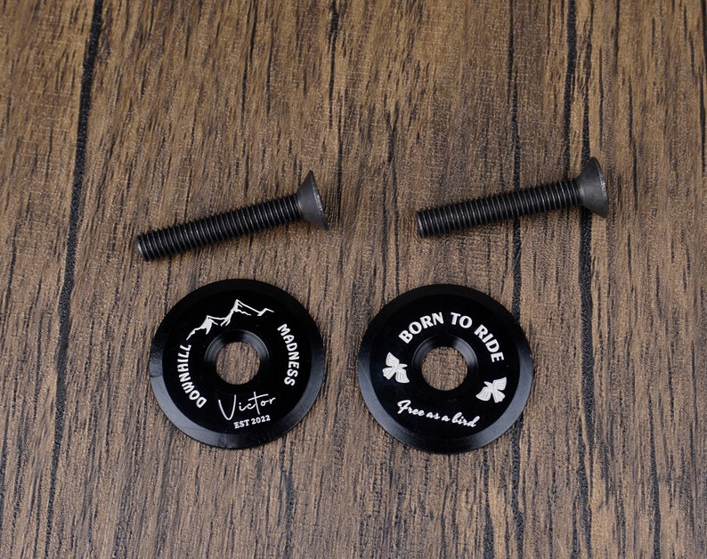 Personalised Bike Headset Cap For Cyclists, Mountain Biking Gifts, Mountain Biker Gift, Cyclist Gifts-1