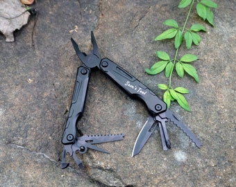 Personalized Folding Pocket Multitool Pliers with Engraved, Gifts for Him husband Father, DIY Handyman,