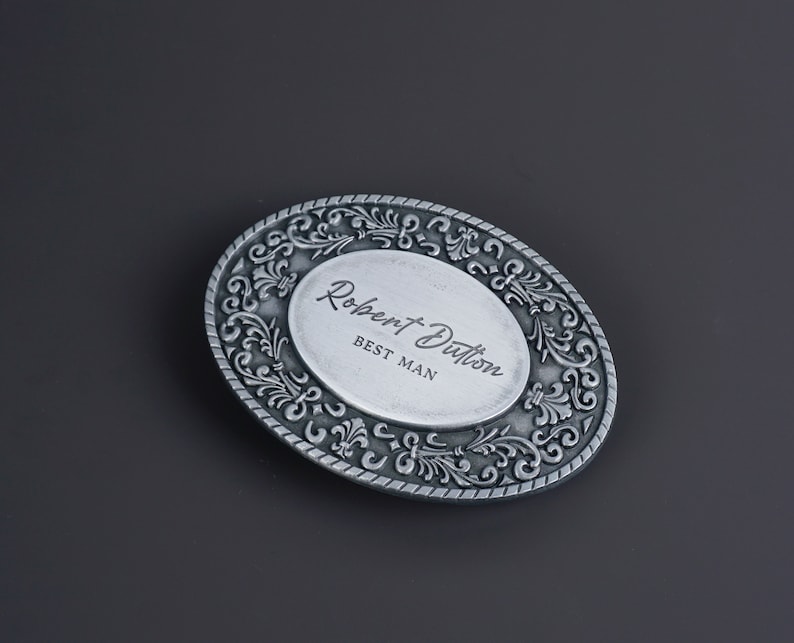 Personalized Vintage BELT BUCKLE With Name Engraved Custom - Etsy