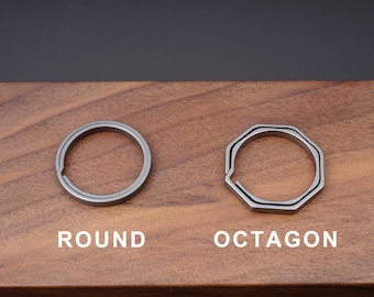 Porte-clés en titane pour porte-clés - Accessoire EDC unique pour lui