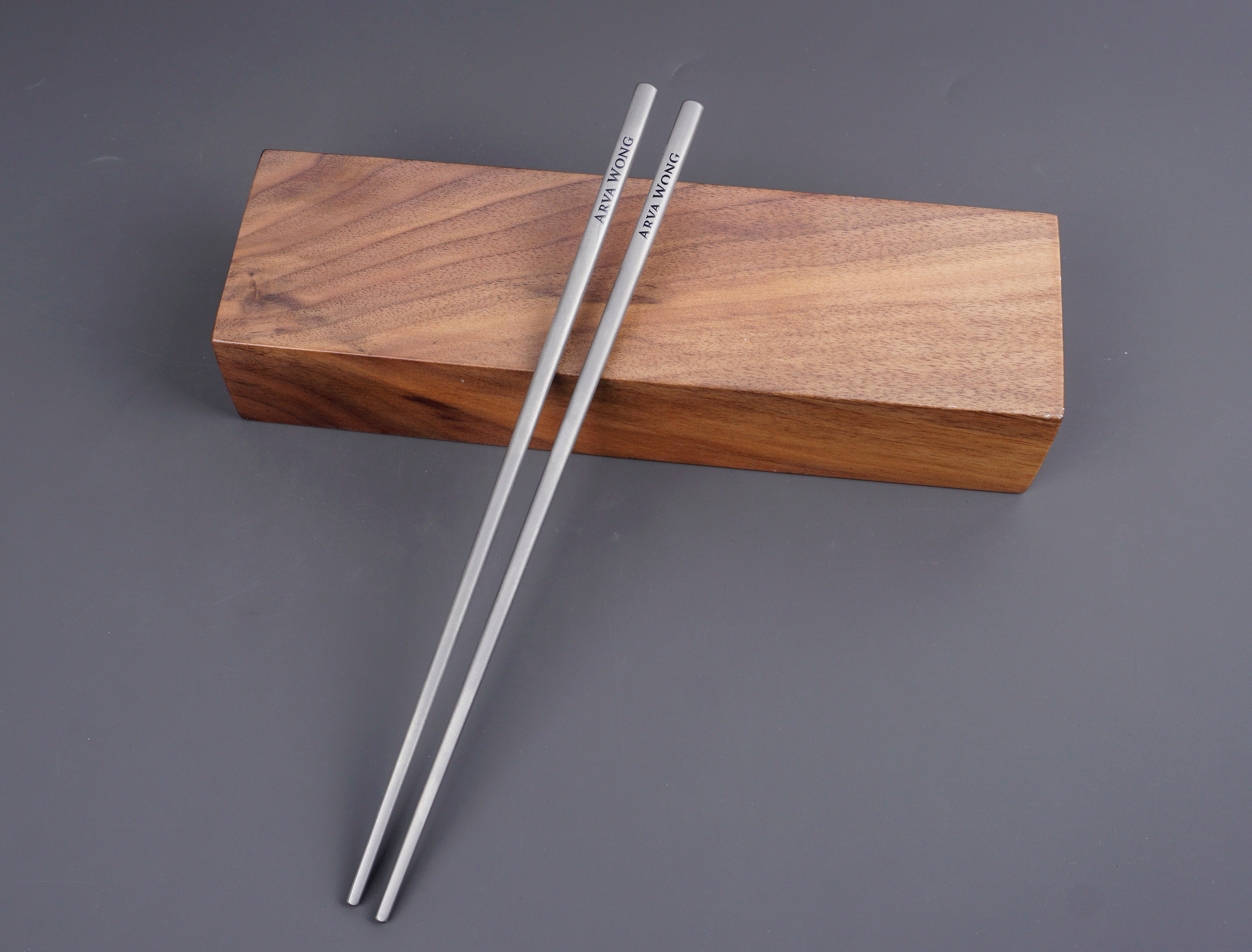 Outdoor Portable Folding Solid Wood Chopsticks Camping Picnic