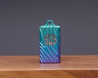 Personalized Titanium Necklace Whistle for Sports and Survival, Personalized Outdoor Adventure Gear and Gifts