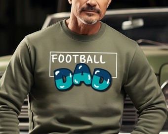 Football Dad Sweatshirt, Game Day Sweatshirt, Father's Day Gifts For Dad, Sport Dad Shirt, Football Lover, Gift For Football Player, For Dad