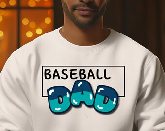 Baseball-Papa-Sweatshirt, Sport-Papa-Shirt, Vatertagsgeschenke für Papa, Game Day-Sweatshirt, Baseball-Liebhaber, Geschenk für Baseballspieler