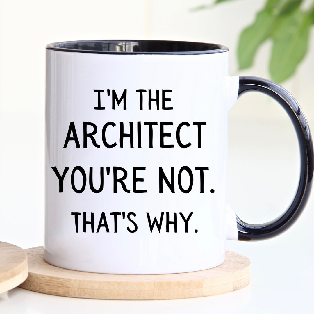 Architect Mug, Architect Coffee Mug, Architect Gift From Staff
