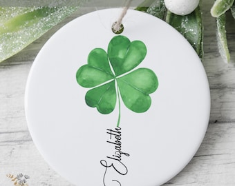 Décoration Suspendue En Acrylique Trèfle À Quatre Feuilles