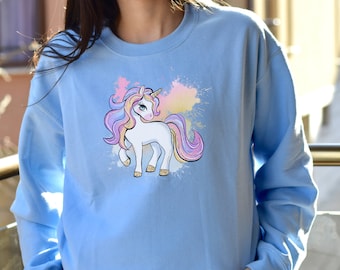 Felpa Unicorno, Regalo Unicorno Magico per Donne Ragazze