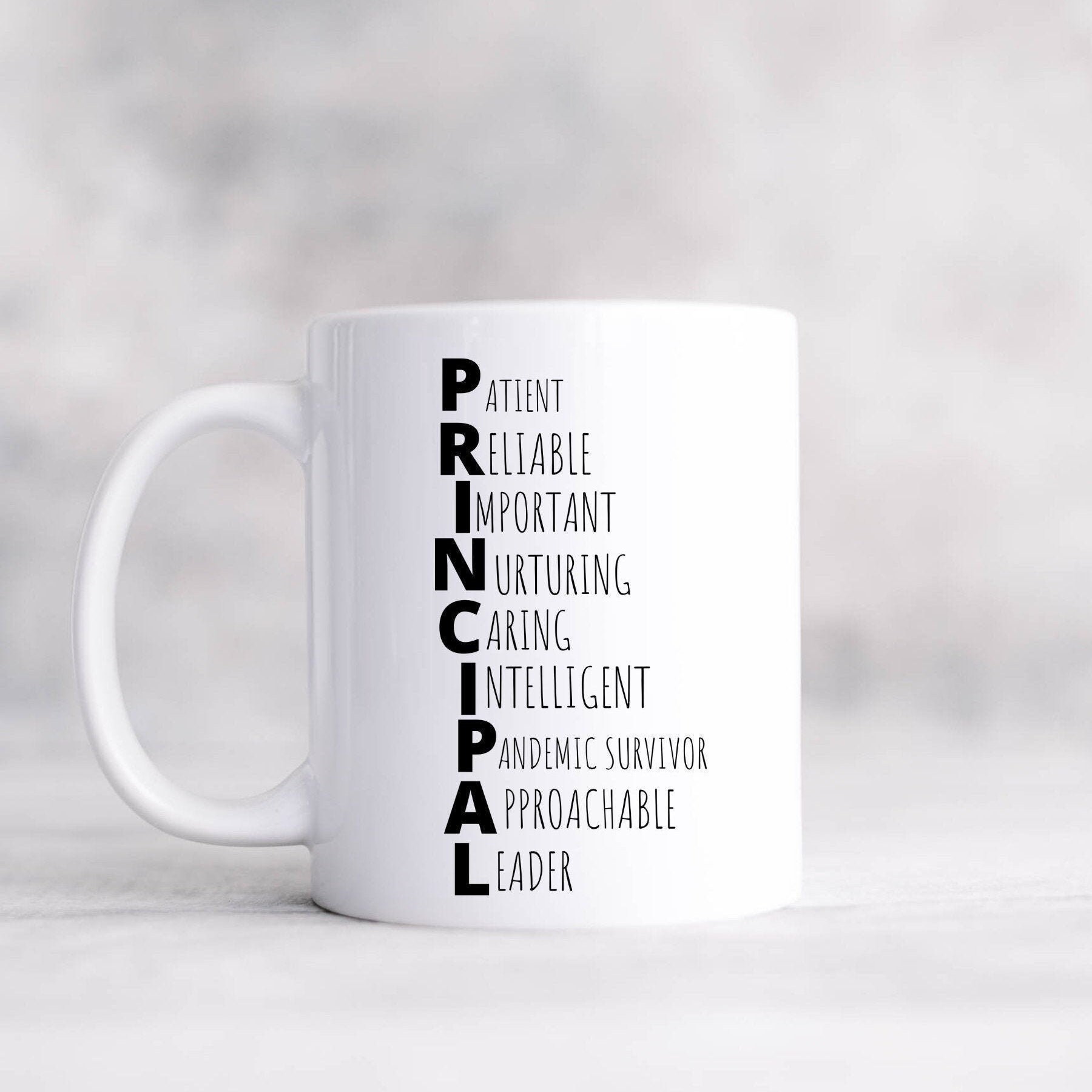 Funny Principal Mug Gift For Principal Appreciation Gifts Etsy