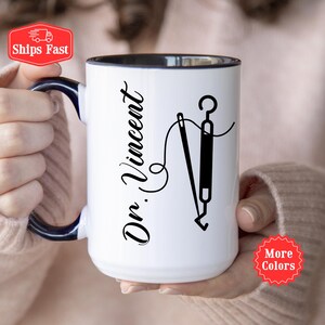 Dentist Gift, Personlized Dentist Coffee Mug With Name, Dental Assistant Gift, Custom Dentist Mug, Dental Hygienist Gifts Dental Grad Gift