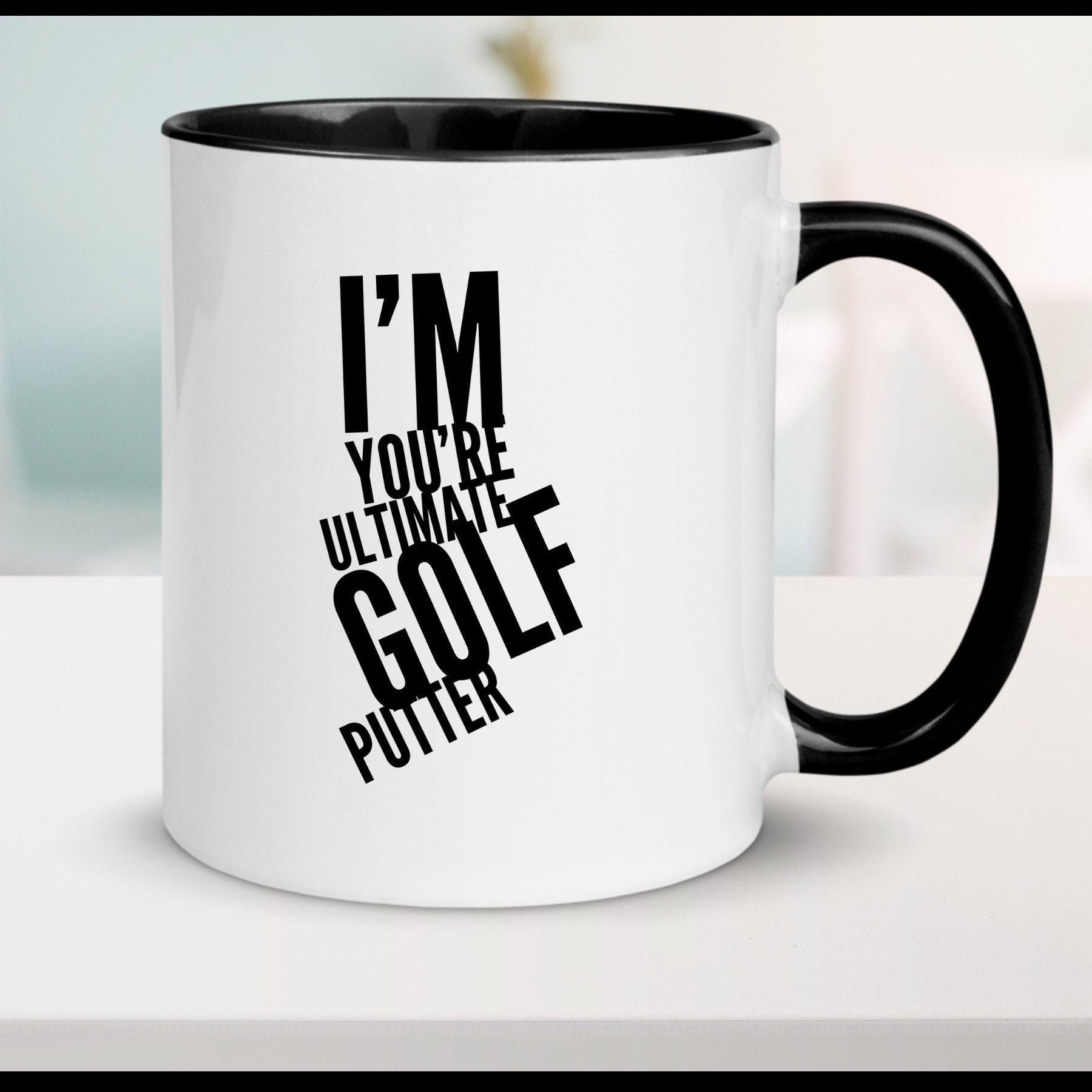 Golfer Putter Mug Golfer Putter Gift Golfing Gift for Him or Etsy UK