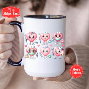Dentist Valentine Day Gift, Dentist Tooth Mug, Cute Tooth Coffee Cup, Dental Hygienist Gift, Valentines Day Dental Gift, Love Dentist,