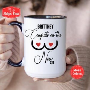 New Boobie Mug, Boobie Gift For Her, Breast Implant, Breast Reduction Gift, Mastectomy Recovery, Post Surgery Gift For Women, Breast Surgery
