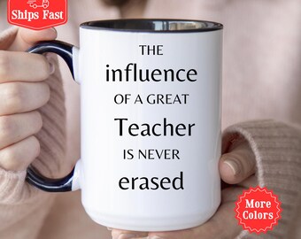 Tasse für Lehrer im Ruhestand, Lehrer-Rente-Geschenk, Lehrer-Rente-Geschenk, Einfluss eines Lehrers