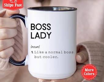 Boss Lady Definition Mug, Girl Boss Coffee Mug, Female Boss Mug, Female Entrepreneur Cup, Gift For CEO Female, Gift For New Business Owner