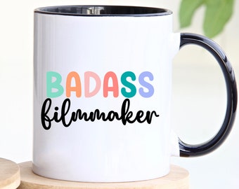 Filmmaker Gift, Badass Filmmaker Coffee Mug, Filmmaker Gift For Best Friend, Funny Filmmaker Cup, Cinematographer Gifts, Best Filmmaker Gift