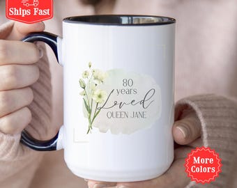 80th Birthday Gifts For Women - 1945 Vintage Themed Ceramic Mug, 11OZ, Perfect For Mom's Milestone Celebration & Mother's Day - View #8