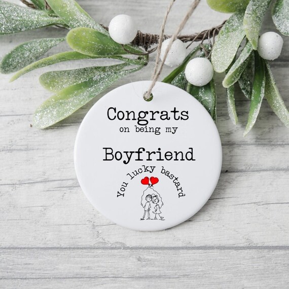 Boyfriend Ornament, Boyfriend Christmas Gifts From Girlfriend