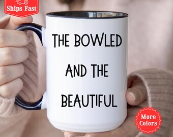Bowler Mug, Bowling Gifts For Bowlers, Lawn Bowling Gift For Men Women, Tin Pin Bowling, Lawn Bowls, Bowling Tournament Lovers, Grandpa Gift