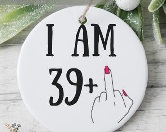 40th Birthday Ornament, Birthday Gift For 40-Year-Old Women Personalized, Gift Ideas For 40th Birthday, 40th Birthday Gifts For Women, 40th