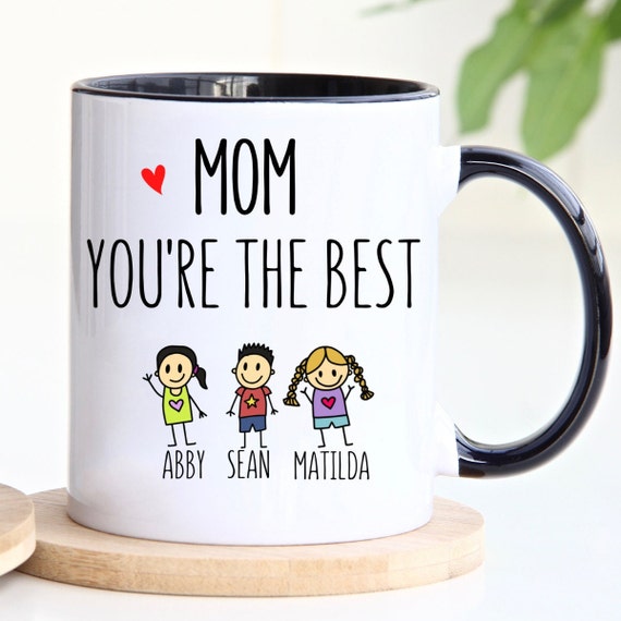 Gift Mug for Mom Coffee Mug Best Mom Ever Birthday Christmas Mothers Day Gifts