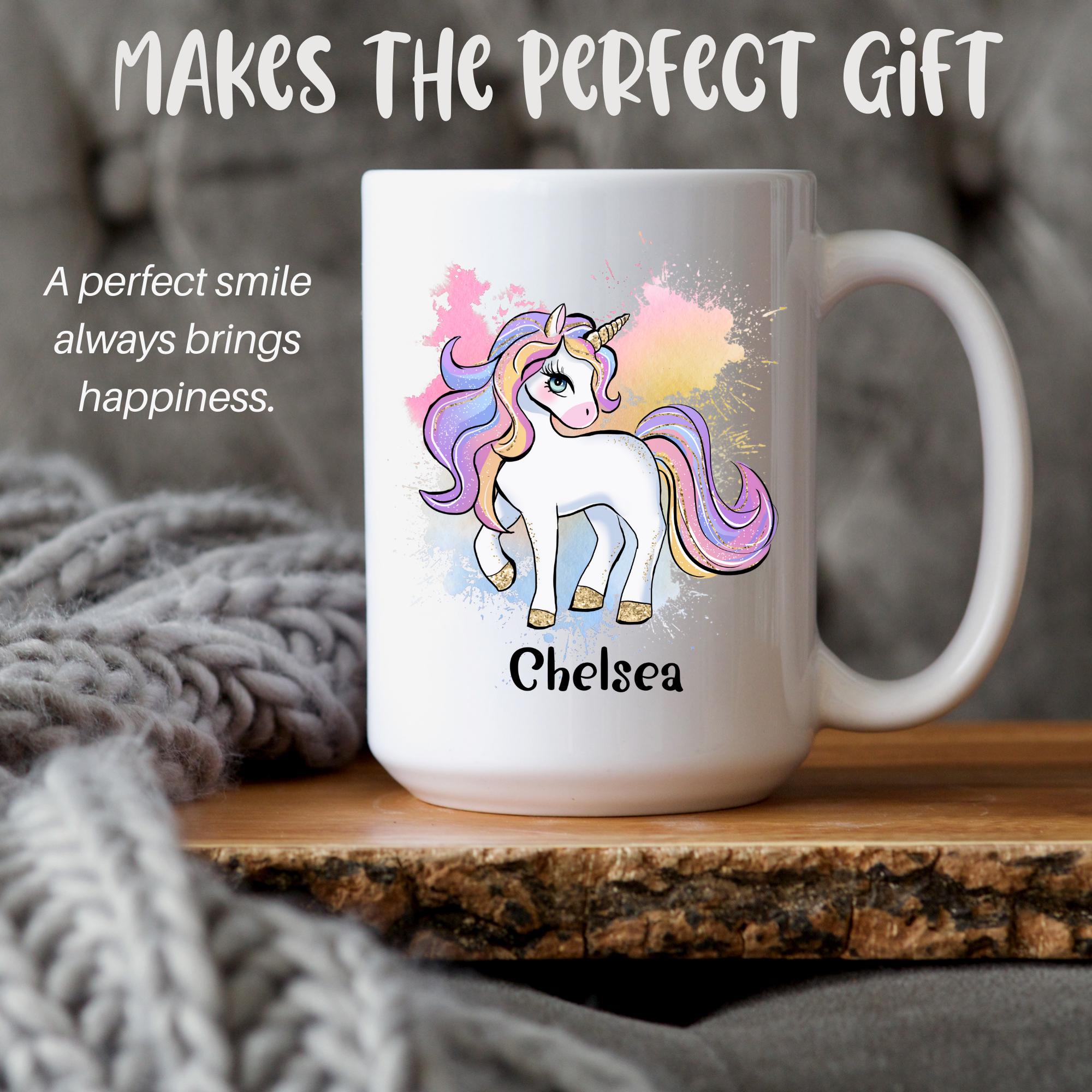 Tazza unicorno per bambine, tazza da caffè unicorno