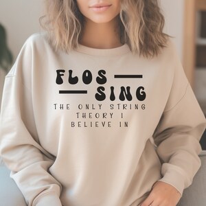 Sweat-shirt drôle de soie dentaire pour dentiste, sweat-shirt assistant dentaire, meilleur cadeau d&#39;anniversaire pour dentiste, cadeaux de remise de diplôme hygiéniste dentaire, dentiste