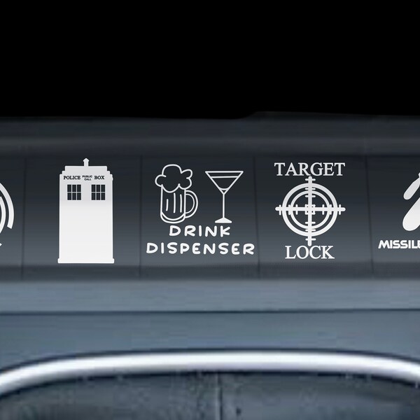 Funny Car Buttons Svg Etsy