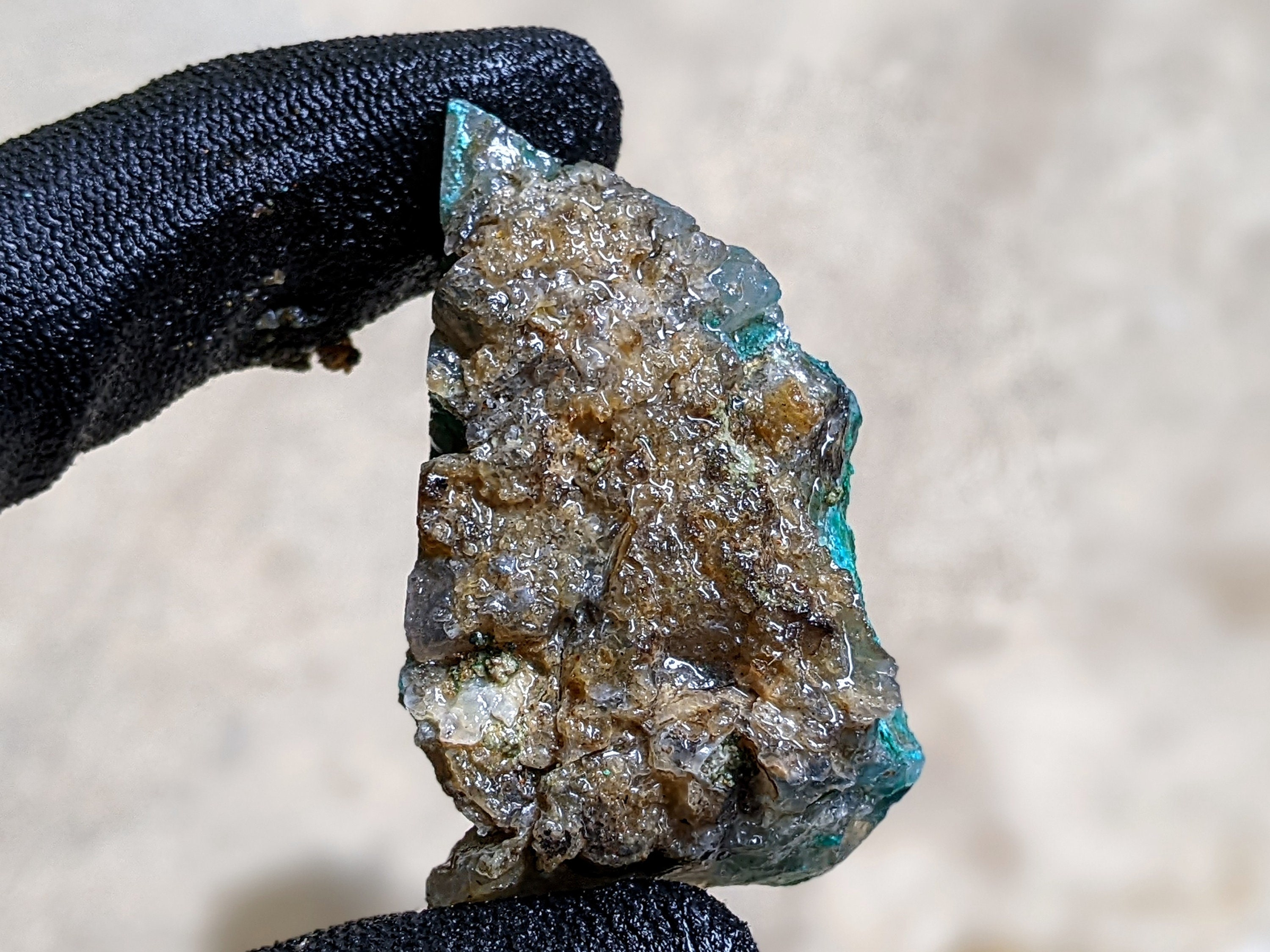 Copper Silica Rocks Specimens - Slabs - Very Beautiful Gem Silica Blend With Chrysocolla ...
