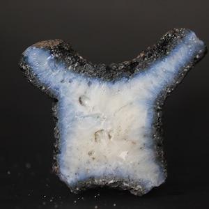 117gr. Starborn Blue Ice Glacier Palm Stone Slab