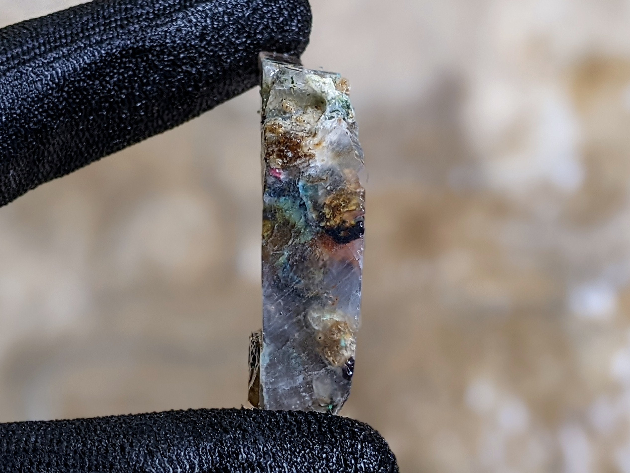 Copper Silica Rocks Specimens - Slabs - Very Beautiful Gem Silica Blend With Chrysocolla ...