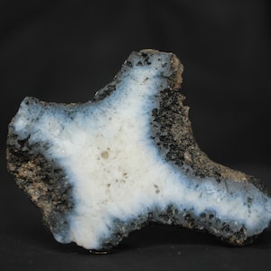 159gr..Blue Ice Glacier Palm Stone Slab | Raw | for jewelry | DIY