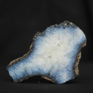 117g. Blue Ice Glacier Palm Stone Slab | Raw | for jewelry | DIY