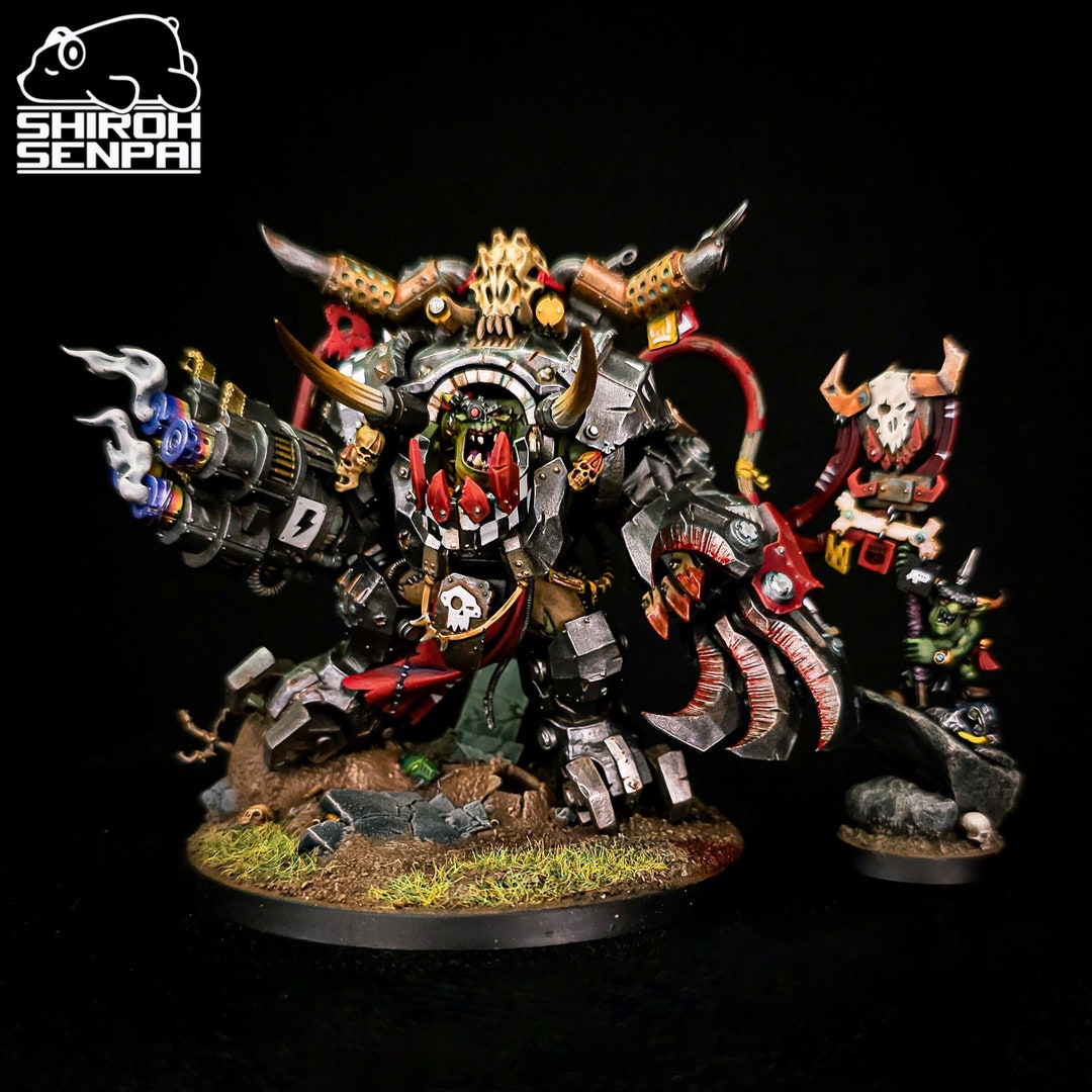 Ghazghull Thraka Et Makari - Figs Warhammer 40k Orks Peintes - Occasion