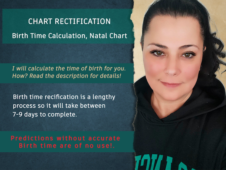 Birth Time Rectification, Calculation of Birth Time, Natal Chart Reading, What is Your Correct