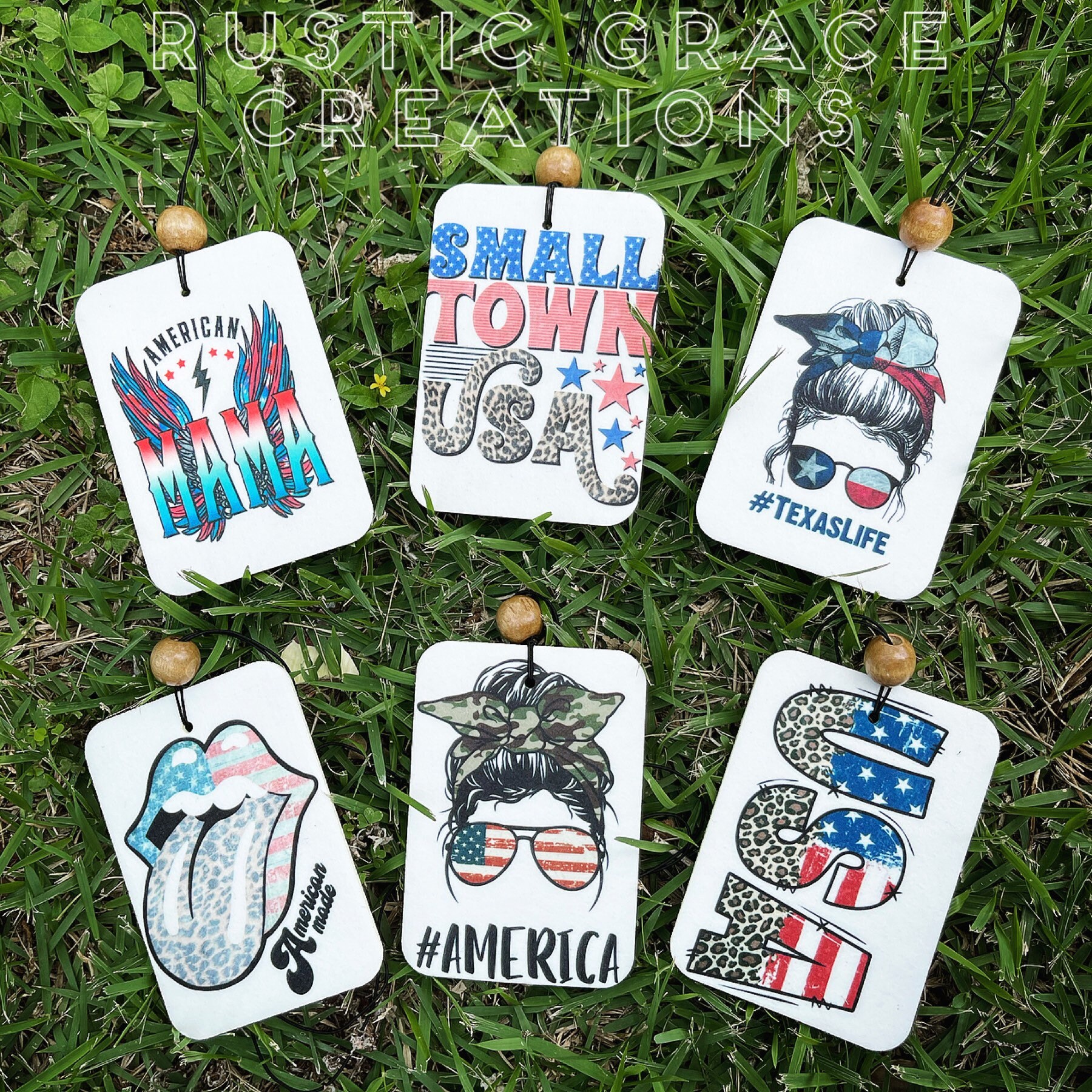 America felt freshie car freshie USA merica car Etsy