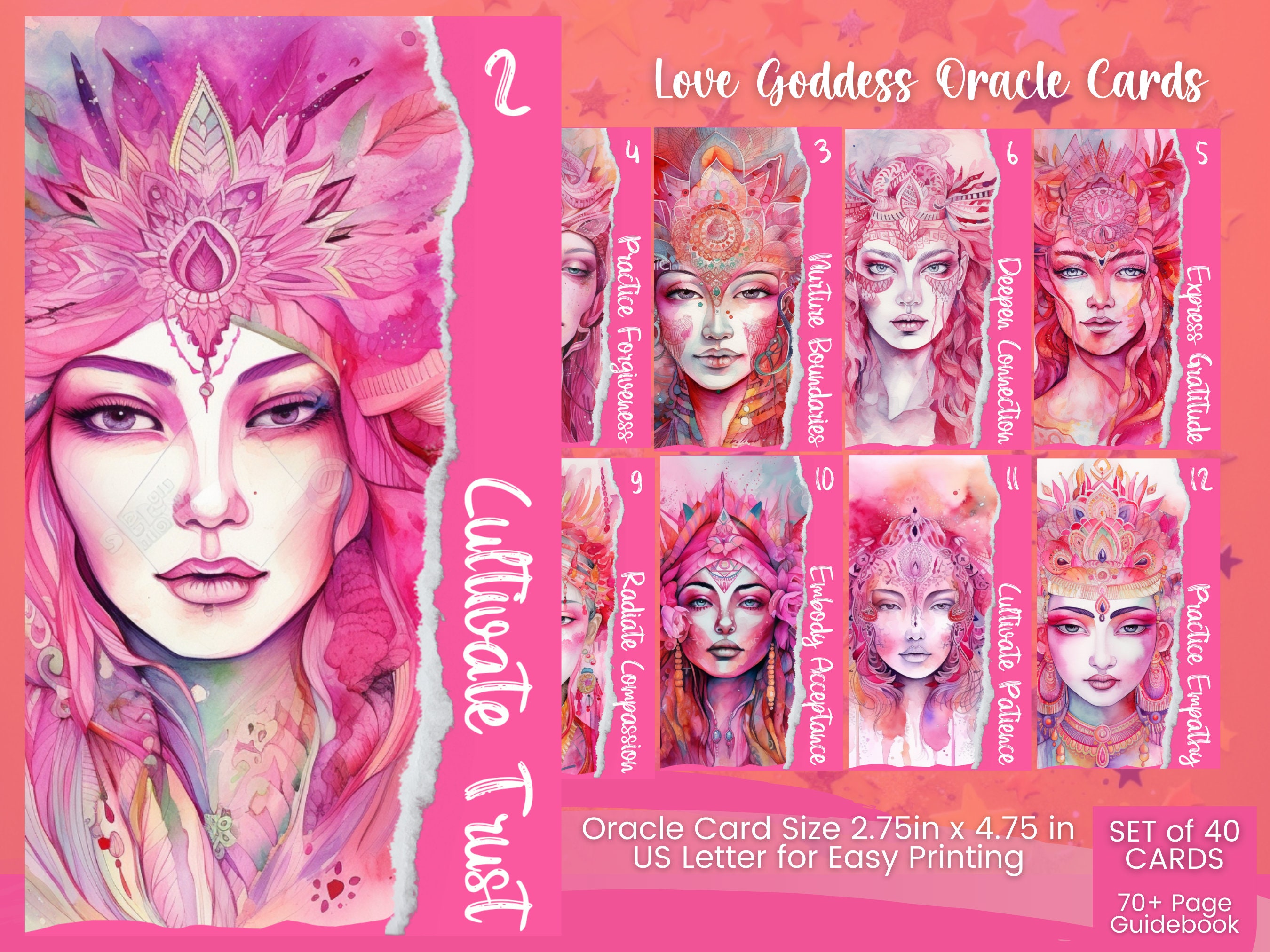 Rainbow Goddess Digital Planner Stickers Graphic by Jackie Schwabe