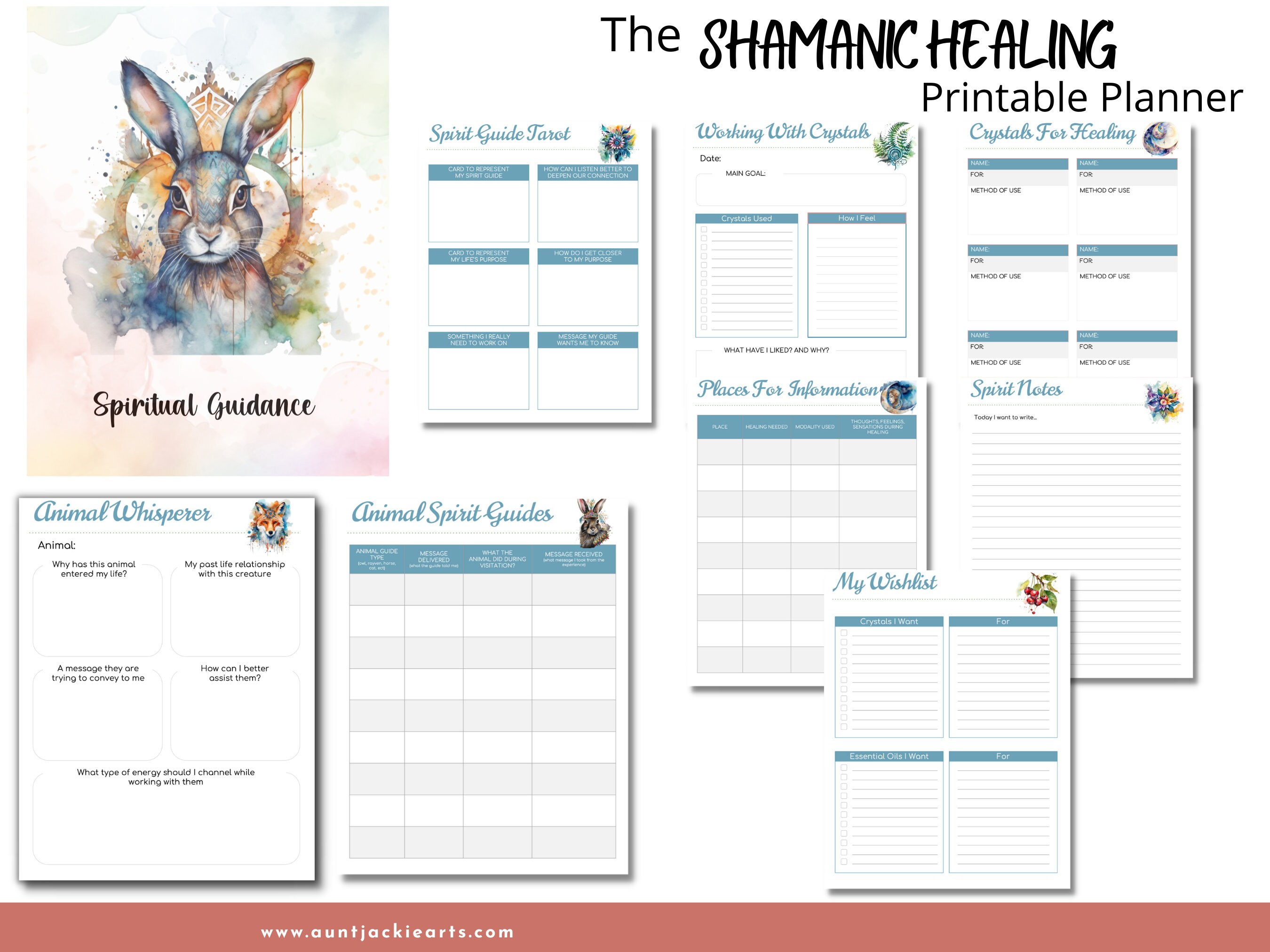 Planner Ritual Shamanic Tools Planner, PRINTABLE, Daily Planner, Healing Planner ...