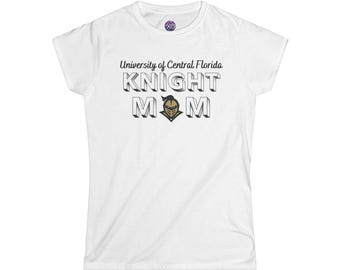 UCF Knight Mom | White | Women's Softstyle Tee