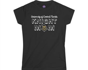 UCF Knight Mom | Black | Women's Softstyle Tee