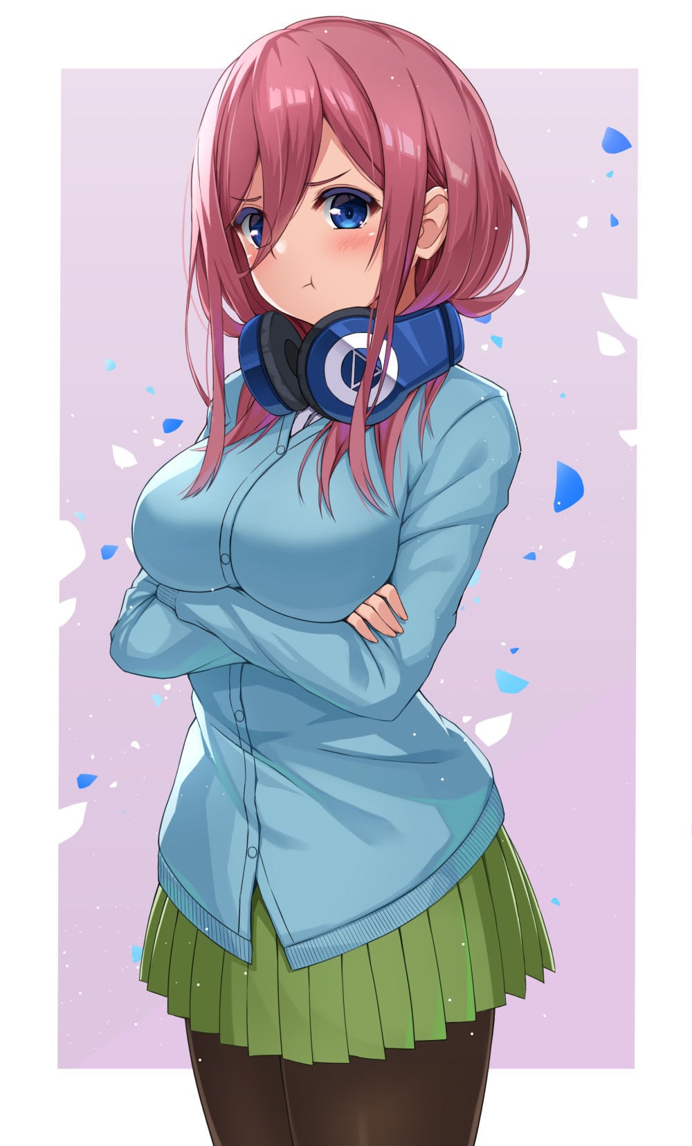 Miku Nakano, Quintessential Quintuplets, Anime Waifu, 5-toubun no Hanayome,  Nino Essential T-Shirt for Sale by boutique shop