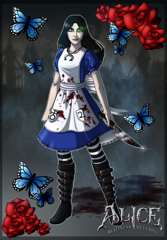 Alice Madness Returns Video Game Poster