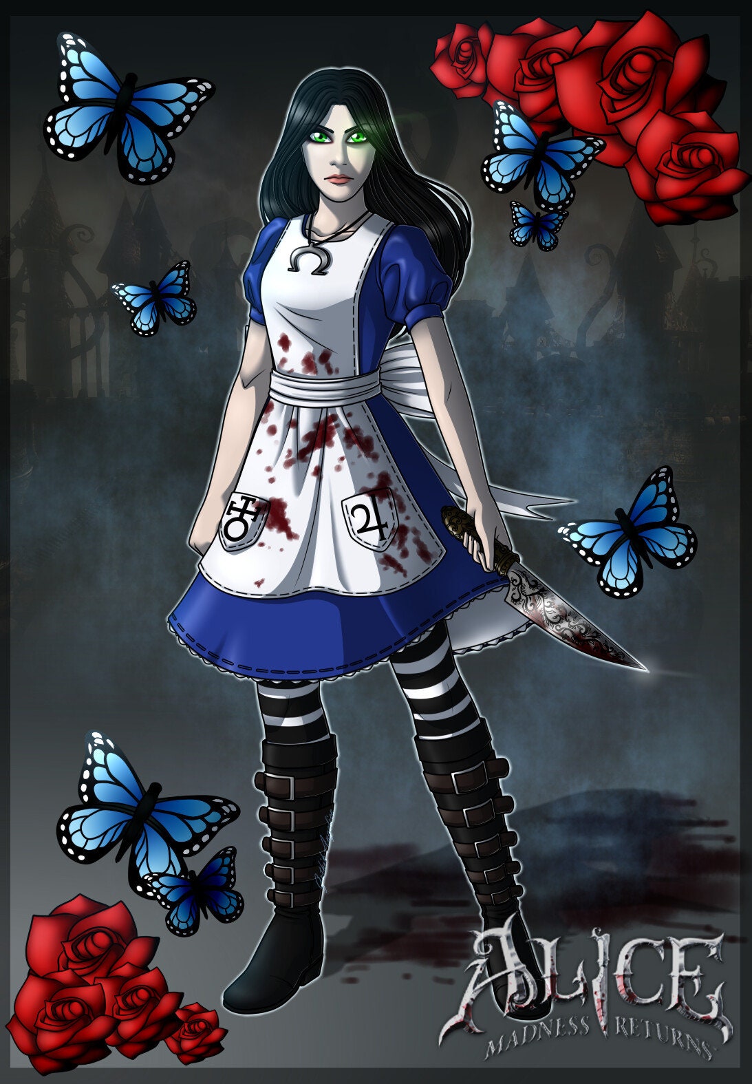 Game Alice Madness Returns 2 Canvas Poster Wall Art Decor Print Picture  Paintings for Living Room Bedroom Decoration Unframe:12×18inch(30×45cm) :  : Home & Kitchen