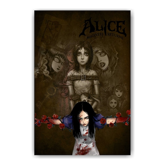 Alice Madness Returns Video Game Poster