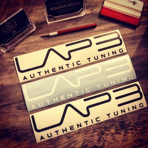 7.5" LAP3 Authentic Tuning Decal