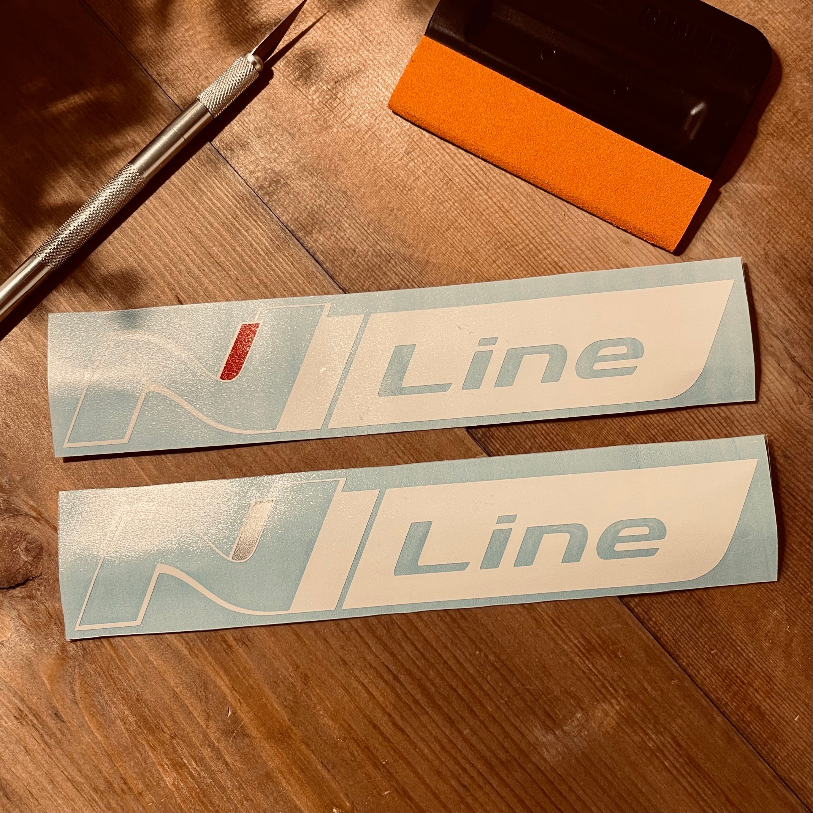 N Line Performance Sticker Hyundai N Line Decals