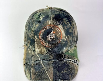 ASTROBOI* 'Forester' Brown Real Tree Camo DIstressed Hat